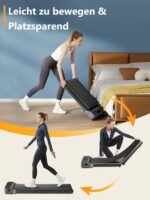 WalkingPad by KingSmith Z1, P1, A1 Pro, Z3 Hybrid+ Walking-Pad Laufband für Zuhause Büro klappbar (je nach Modell: bis zu 136kg Tragkraft, 10km/h; alle Modelle: LED-Display, App, Keine Montage nötig)