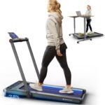 Sportstech F10 / sWalk Plus Laufband für Zuhause klappbar, Laufband mit Steigung, Walking Pad mit Steigung, Walking Pad klappbar bis 12 kmh, App Funktion, bis 130 kg
