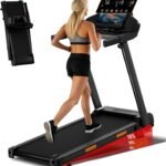 CURSOR Laufband für Zuhause mit Steigung 15%, 12KM/H Laufbänder, Treadmill for Home mit Handgriff,Max Belastung 136KG