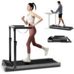 WalkingPad by KingSmith Z1, P1, A1 Pro, Z3 Hybrid+ Walking-Pad Laufband für Zuhause Büro klappbar (je nach Modell: bis zu 136kg Tragkraft, 10km/h; alle Modelle: LED-Display, App, Keine Montage nötig)