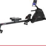 Hammer Rudergerät Cobra XTR Plus II für zu Hause – Rudermaschine mit innovativem Trainingscomputer, Smartphone-/Tablethalterung, bis 130 kg Nutzergewicht, 232 x 55 x 75 cm, Schwarz, 4532