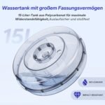 MERACH Wasserrudergerät für Zuhause, Rudergerät mit 15L Wasserwiderstand, Bluetooth & APP-Konnektivität, iPad-Halterung, Ergonomischer Sitz, Platzsparende Vertikale Aufbewahrung