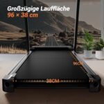 CURSOR Laufband für Zuhause mit Steigung 15%, 12KM/H Laufbänder, Treadmill for Home mit Handgriff,Max Belastung 136KG