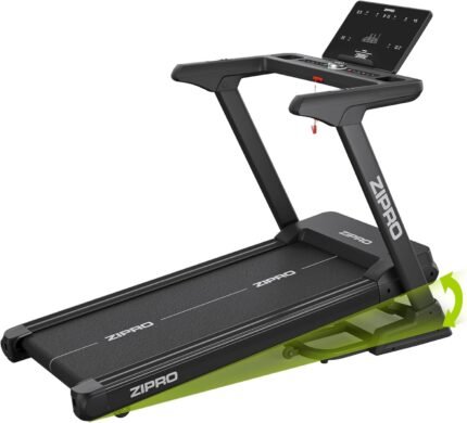 ZIPRO Leistungsstarkes Laufband Sigma für Zuhause mit 3,5 HP Motor bis 20 km/h + 20 Steigungsstufen · VibGuard Pro Dämpfungssystem für gelenkschonendes Training - Max. Nutzlast 140 kg - Klappbar