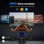 MERACH Rudergerät für Zuhause, Innovativ Doppelpaddel mit Mehreren Trainingsmodi, Ganzkörpertraining mit der MERACH APP, über 1000 Champion-Kurse, Simuliert Echtes Rudern