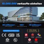 MERACH Rudergerät Luftwiderstand für Zuhause, 10 Stufen Einstellbar mit Exklusiver APP, Professionelles Indoor-Rudergerät, Ergonomischer Komfortsitz, Einfache Lagerung