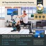 Skandika Rudergerät für Zuhause Nordlys | ECHTES RUDERGEFÜHL durch kugelgelagerte Schwenkarme, Klappbar, Magnetwiderstand, 16 Stufen, 21 Trainingsprogramme, Bluetooth, Kinomap-App, Rudermaschine