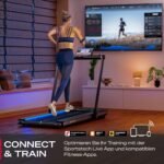 Sportstech F10 / sWalk Plus Laufband für Zuhause klappbar, Laufband mit Steigung, Walking Pad mit Steigung, Walking Pad klappbar bis 12 kmh, App Funktion, bis 130 kg