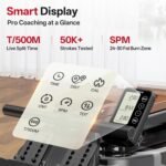 JOROTO Rudergerät für Zuhause, Holz Wasser Rudergerät Klappbar | Bluetooth-Verbindung zur Kinomap-App | Maximale Gewichtskapazität 150 kg | 16L Wassertank | 98% vorinstalliert