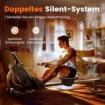 YOSUDA Rudergerät für Zuhause, Ultraleise Magnetische Rudermaschine (Cardio-Training), 16 Widerstandsstufen, APP & LCD, Platzsparend Verstaubar, Einfache Montage, Bis 160kg Belastbar