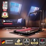 Sportstech F10 / sWalk Plus Laufband für Zuhause klappbar, Laufband mit Steigung, Walking Pad mit Steigung, Walking Pad klappbar bis 12 kmh, App Funktion, bis 130 kg