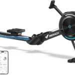 MERACH Rudergerät Luftwiderstand für Zuhause, 10 Stufen Einstellbar mit Exklusiver APP, Professionelles Indoor-Rudergerät, Ergonomischer Komfortsitz, Einfache Lagerung