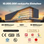 MERACH Rudergerät für Zuhause Klappbar, Magnet Leises Rudermaschine mit Exklusiver APP, Verbesserte und Verlängerte Führungsschienen Sorgen für Mehr Bewegungsfreiheit