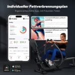 MERACH Rudergerät für Zuhause, Innovativ Doppelpaddel mit Mehreren Trainingsmodi, Ganzkörpertraining mit der MERACH APP, über 1000 Champion-Kurse, Simuliert Echtes Rudern