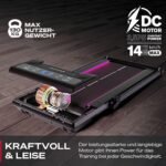 Sportstech F10 / sWalk Plus Laufband für Zuhause klappbar, Laufband mit Steigung, Walking Pad mit Steigung, Walking Pad klappbar bis 12 kmh, App Funktion, bis 130 kg