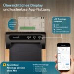 Skandika Walking Pad Nordik | Laufband für zuhause, 6/12 km/h, mit/ohne Steigung, LED-Display, Fernbedienung, Kinomap | Fitnessgerät für Ausdauertraining, Büro, Home Office