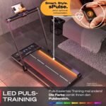 Sportstech F10 / sWalk Plus Laufband für Zuhause klappbar, Laufband mit Steigung, Walking Pad mit Steigung, Walking Pad klappbar bis 12 kmh, App Funktion, bis 130 kg