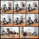 Pooboo Magnetisches Rudergerät mit Einer Tragkraft von 360 lb, klappbares Ruderer mit kombinierten Kraftübungen, Tablet-Halterung und bequemem Sitzkissen, Rudergerät für den Heimgebrauch