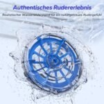 MERACH Wasserrudergerät für Zuhause, Rudergerät mit 15L Wasserwiderstand, Bluetooth & APP-Konnektivität, iPad-Halterung, Ergonomischer Sitz, Platzsparende Vertikale Aufbewahrung