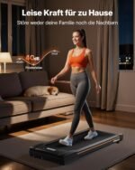 MERACH Walking Pad, Laufband Für Zuhause mit 10%/12% Automatischer Steigung, Max 159KG/180KG, Leiser Motor, Laufband Schreibtisch für den Heim- und Bürogebrauch, Geräuscharme Laufbänder, Fernbedienung
