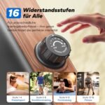 MERACH Rudergerät für Zuhause Klappbar, Magnet Leises Rudermaschine mit Exklusiver APP, Verbesserte und Verlängerte Führungsschienen Sorgen für Mehr Bewegungsfreiheit